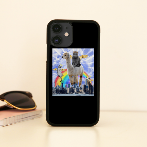Angel cats surreal collage iPhone case iPhone 11 Pro