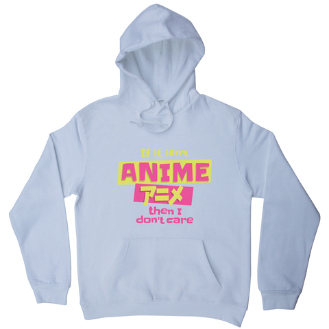 Anime fan quote hoodie White