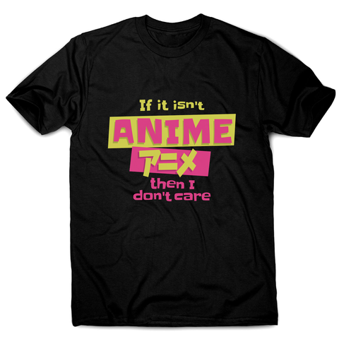 Anime fan quote men's t-shirt Black