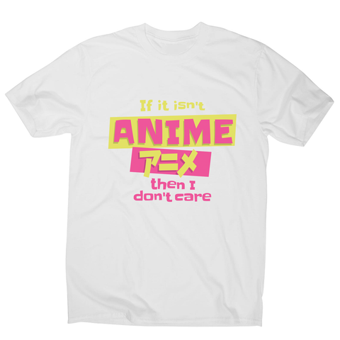 Anime fan quote men's t-shirt White