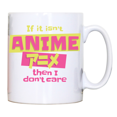 Anime fan quote mug coffee tea cup White