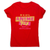 Anime fan quote women's t-shirt Red