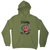 Antisocial yarn ball knitting hoodie Olive Green