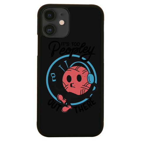 Antisocial yarn ball knitting iPhone case iPhone 12