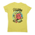 Antisocial yarn ball knitting women's t-shirt Yellow
