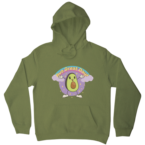 Avo great day hoodie Olive Green