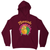 Avocado mom dabbing hoodie Burgundy