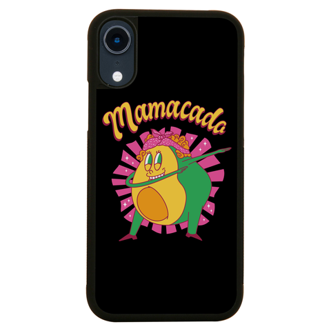 Avocado mom dabbing iPhone case iPhone XR