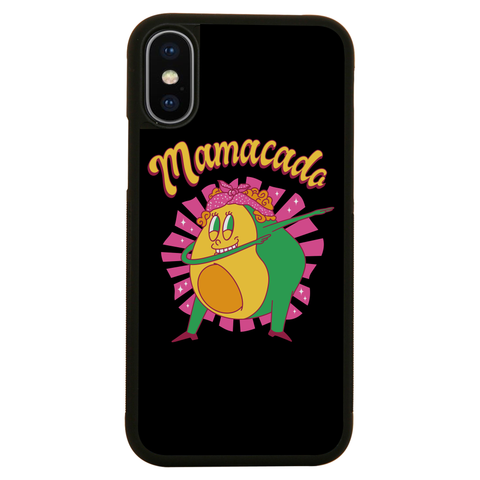 Avocado mom dabbing iPhone case iPhone X