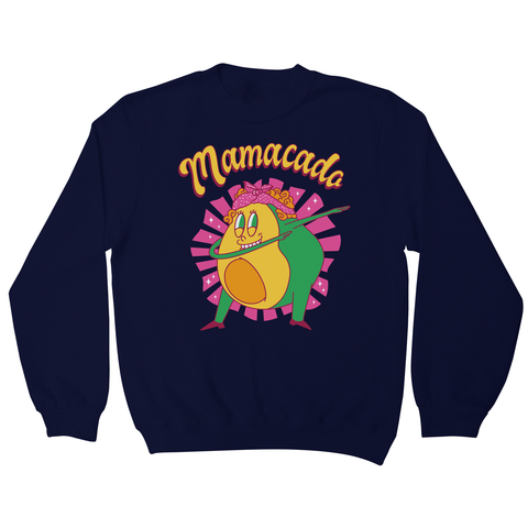 Avocado mom dabbing sweatshirt Navy