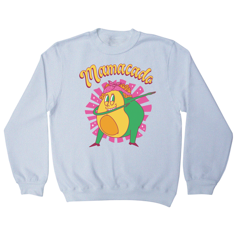 Avocado mom dabbing sweatshirt White
