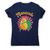 Avocado mom dabbing women's t-shirt Navy