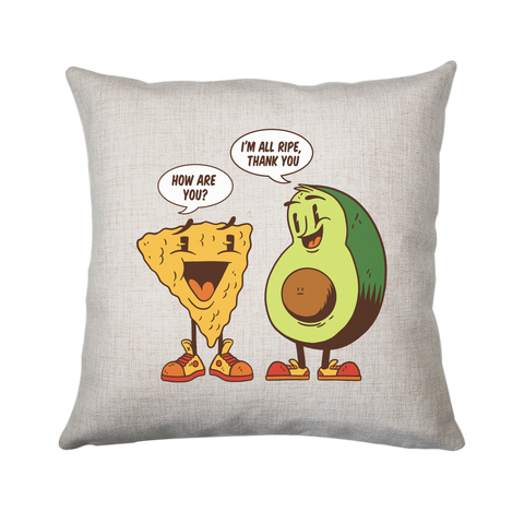 Avocado nacho cushion 40x40cm Cover +Inner
