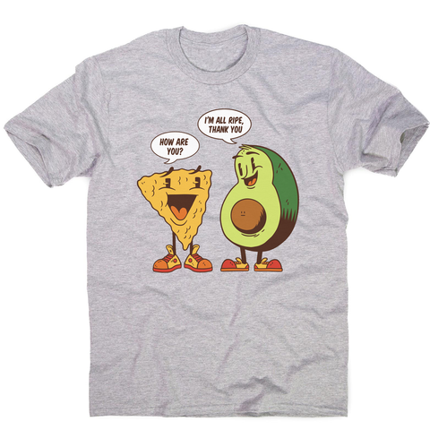 Avocado nacho men's t-shirt Grey