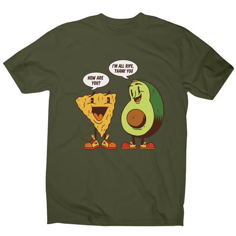 Avocado nacho men's t-shirt Military Green