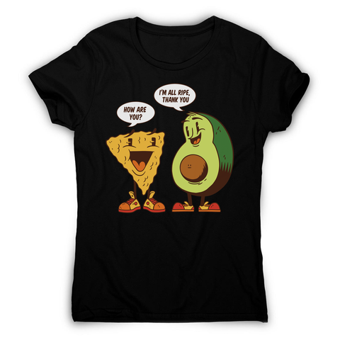 Avocado nacho women's t-shirt Black