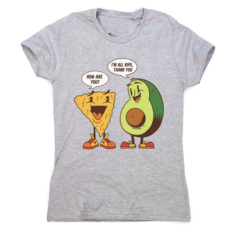 Avocado nacho women's t-shirt Grey