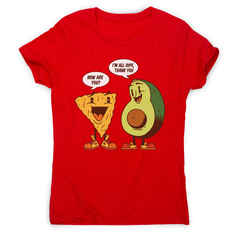 Avocado nacho women's t-shirt Red