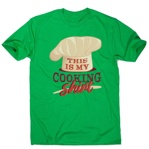 Awesome cooking men's t-shirt Green