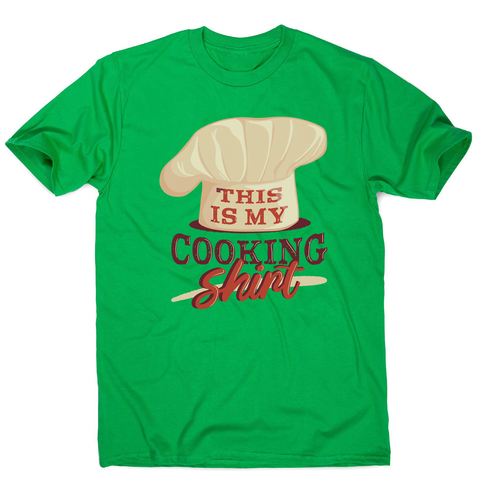 Awesome cooking shirt men's t-shirt Green