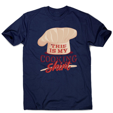 Awesome cooking shirt men's t-shirt Navy