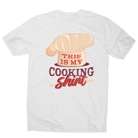 Awesome cooking shirt men's t-shirt White