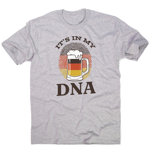 Beer german dna men's t-shirt Grey