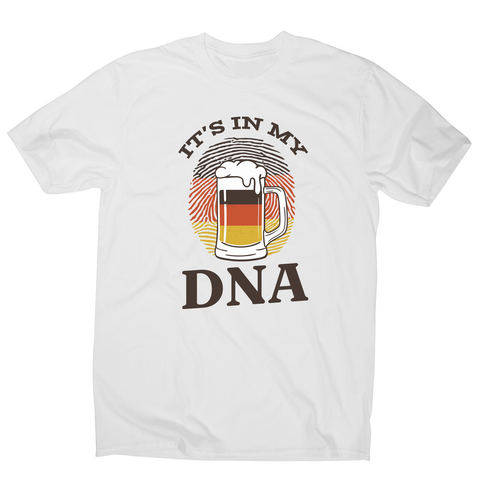 Beer german dna men's t-shirt White