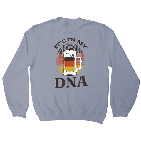 Beer german dna sweatshirt Grey