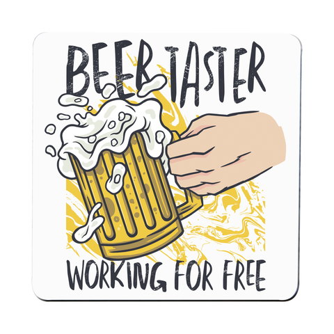Beer taster coaster drink mat Set of 1