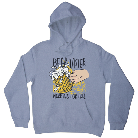 Beer taster hoodie Grey