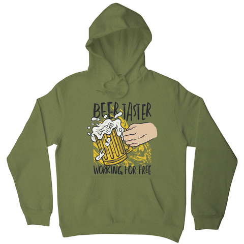 Beer taster hoodie Olive Green