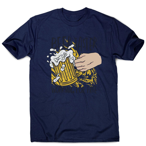Beer taster men's t-shirt Navy