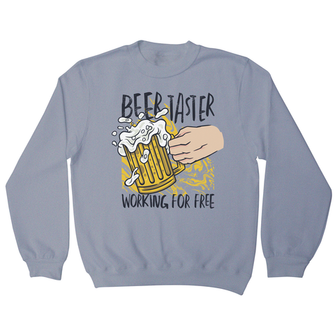 Beer taster sweatshirt Grey