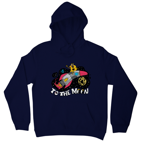 Bitcoin rocker hoodie Navy