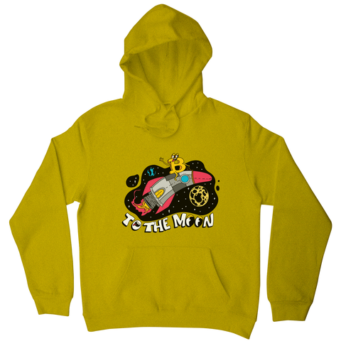 Bitcoin rocker hoodie Yellow