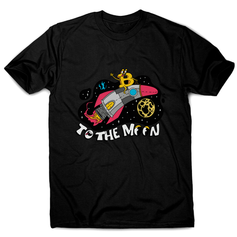 Bitcoin rocker men's t-shirt Black