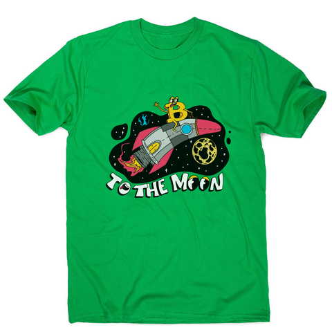 Bitcoin rocker men's t-shirt Green