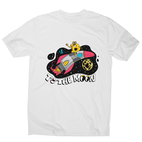 Bitcoin rocker men's t-shirt White