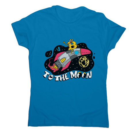 Bitcoin rocker women's t-shirt Sapphire