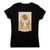 Bitcoin symbol tarot card women's t-shirt Black