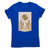 Bitcoin symbol tarot card women's t-shirt Blue