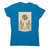 Bitcoin symbol tarot card women's t-shirt Sapphire