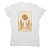 Bitcoin symbol tarot card women's t-shirt White