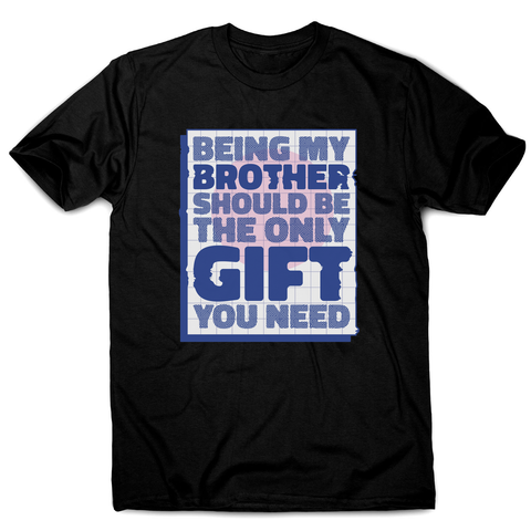 Brother gift men's t-shirt Black