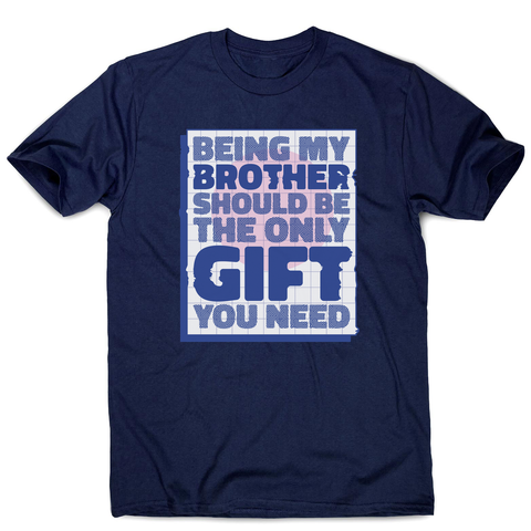 Brother gift men's t-shirt Navy