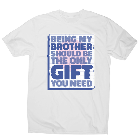 Brother gift men's t-shirt White