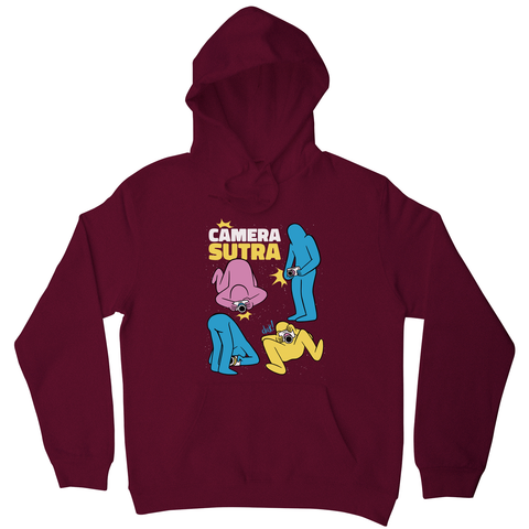 Camera sutra hoodie Burgundy