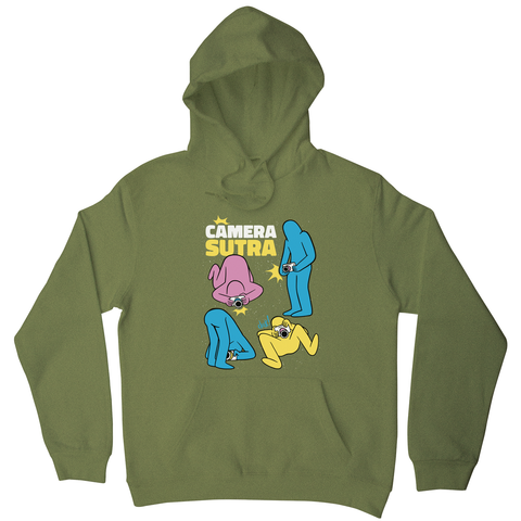 Camera sutra hoodie Olive Green