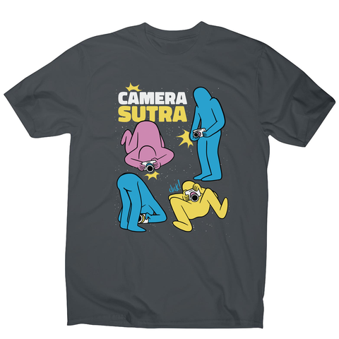 Camera sutra men's t-shirt Charcoal